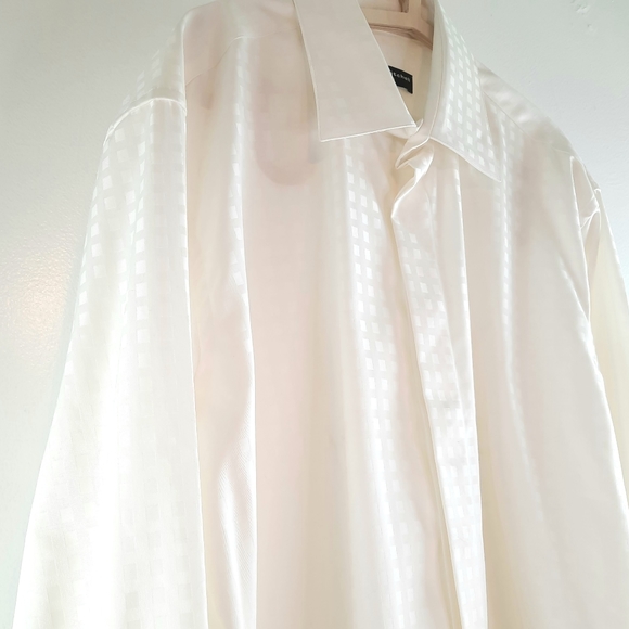 Business Style Gordon Mitchell Luxury 17 Long sleeve cuffs Classy dress shirt - Picture 1 of 13